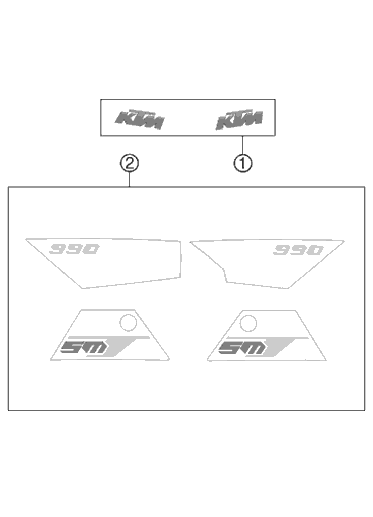 DECALSET 990 SUPERMOTO T   11