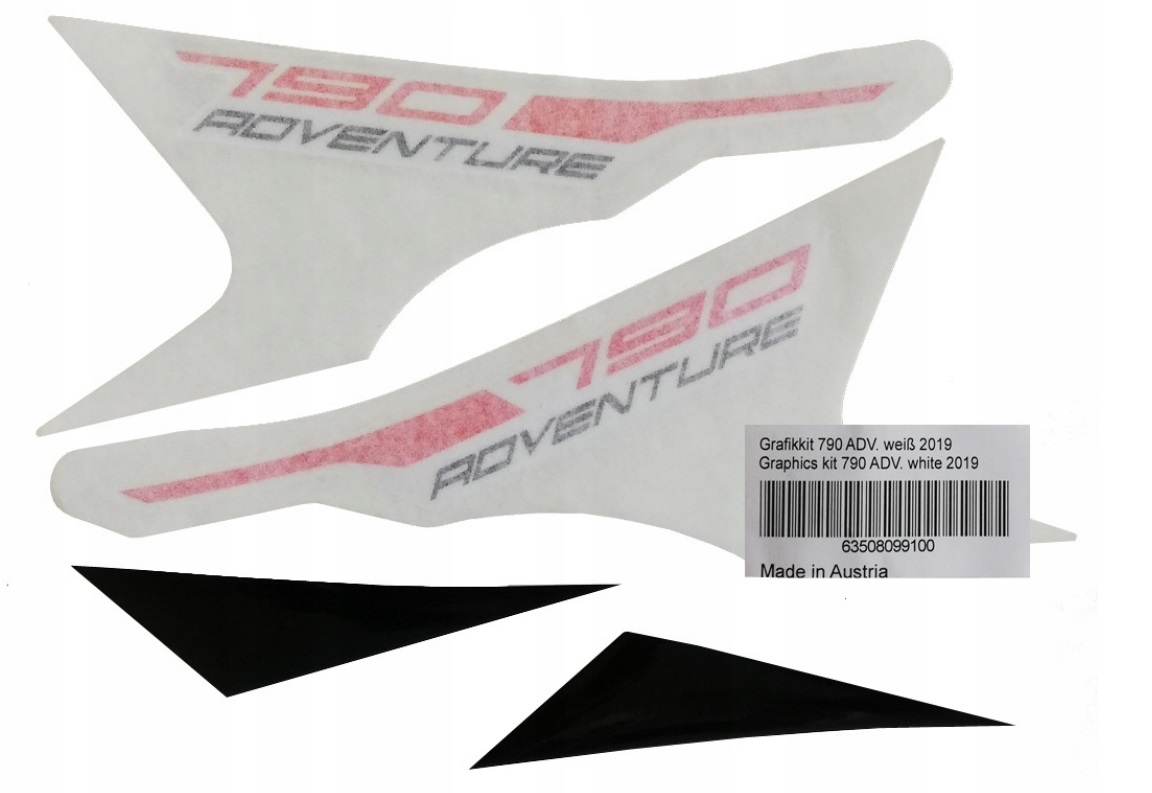 GRAPHICS KIT 790 ADV. WHITE 2019