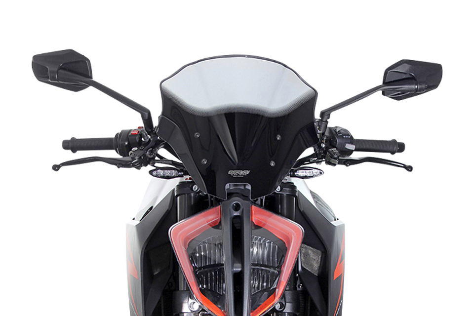 Čelné sklo MRA Racing NRM, čierne pre 1290 SUPER DUKE R, 2017- Čelné sklo MRA Racing NRM, čierne pre 1290 SUPER DUKE R, 2017-