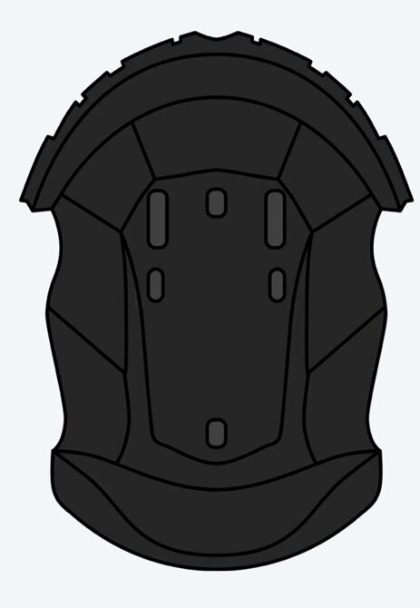 WRAAAP KIDS HELMET CROWN PADDING WRAAAP KIDS HELMET CROWN PADDING