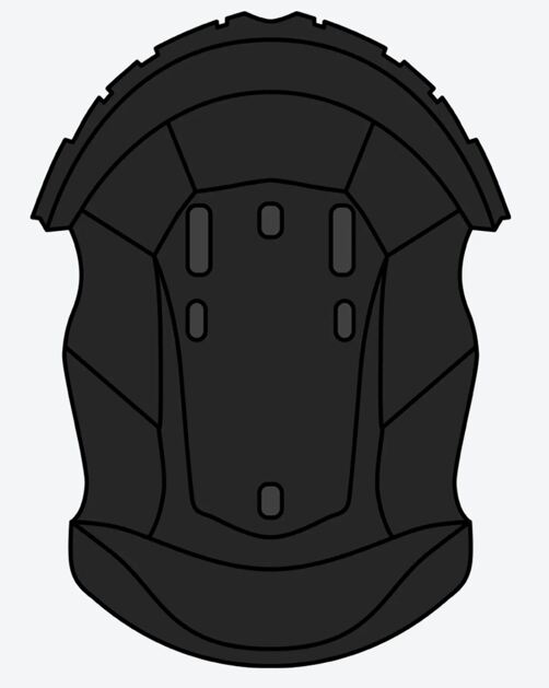 WRAAAP HELMET CROWN PADDING WRAAAP HELMET CROWN PADDING