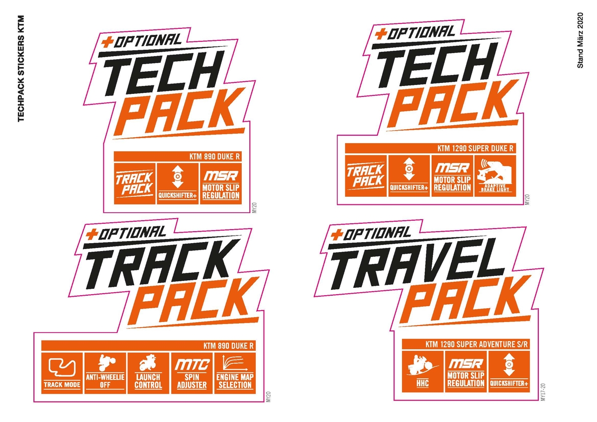 Tech Pack POS Sticker Set Tech Pack POS Sticker Set