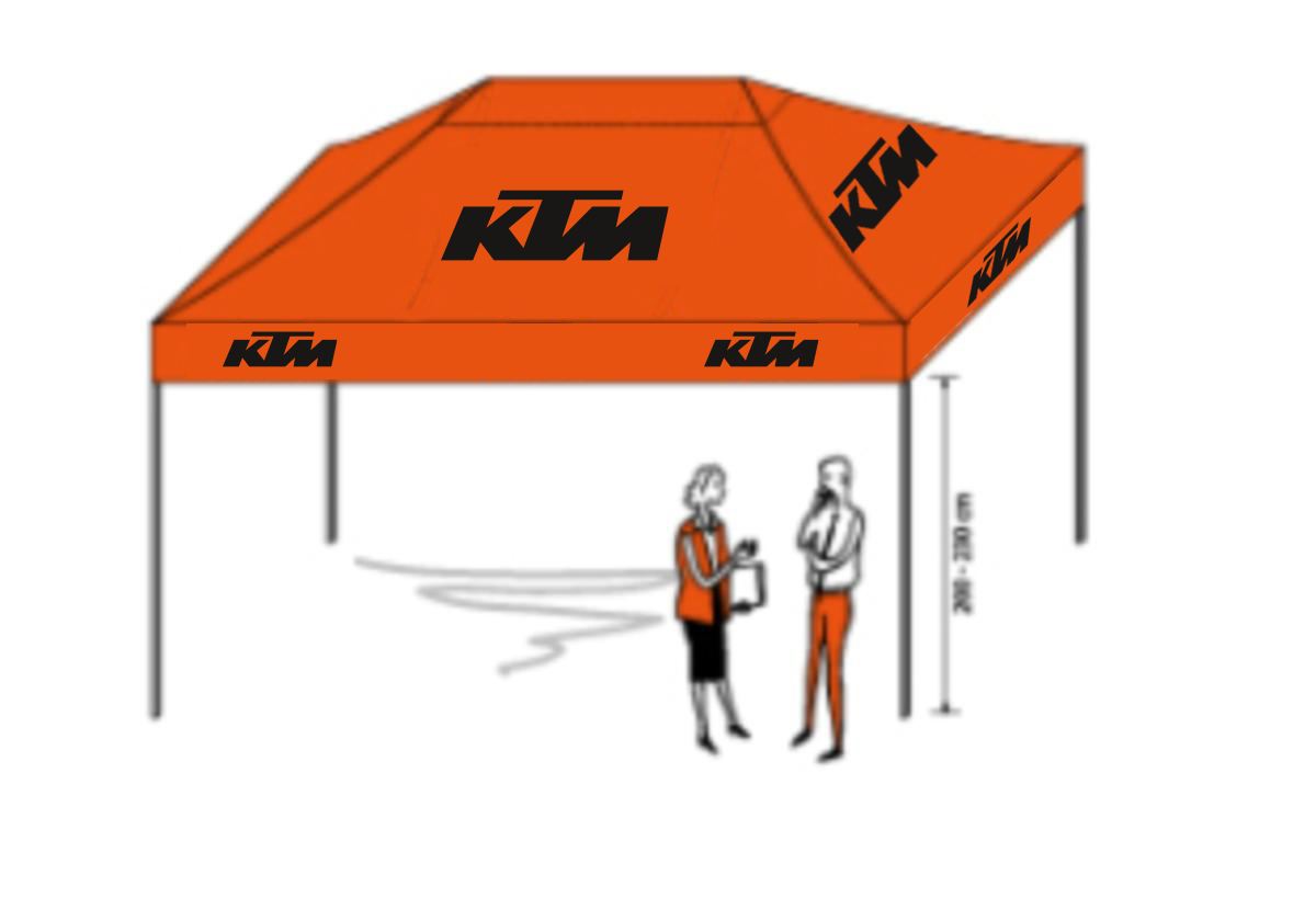 TENT ROOF 4,5 x 3 m