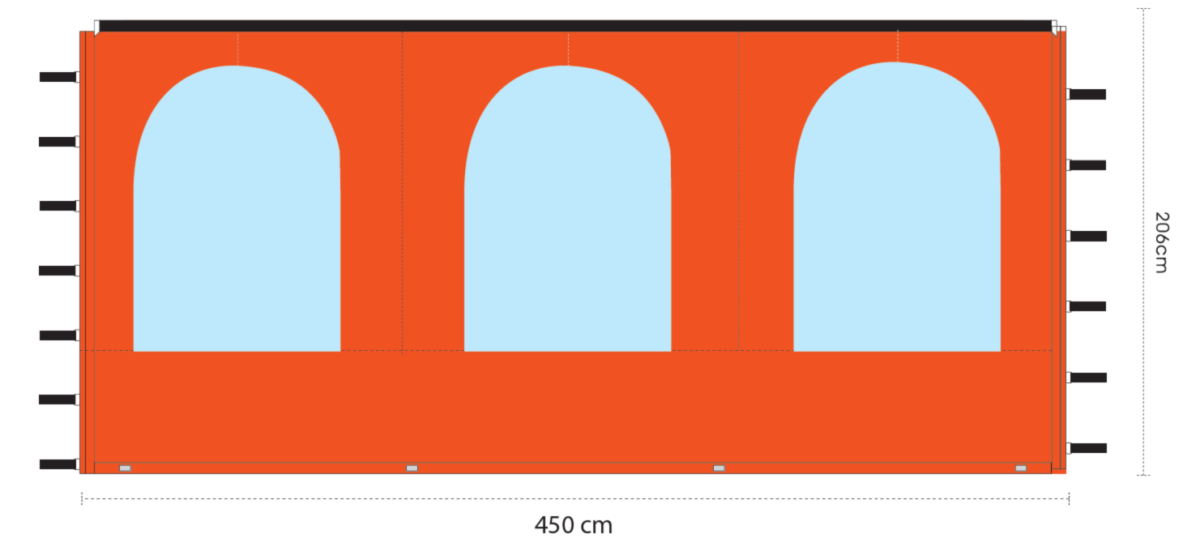 Side Panel 6m (with Window) Side Panel 6m (with Window)