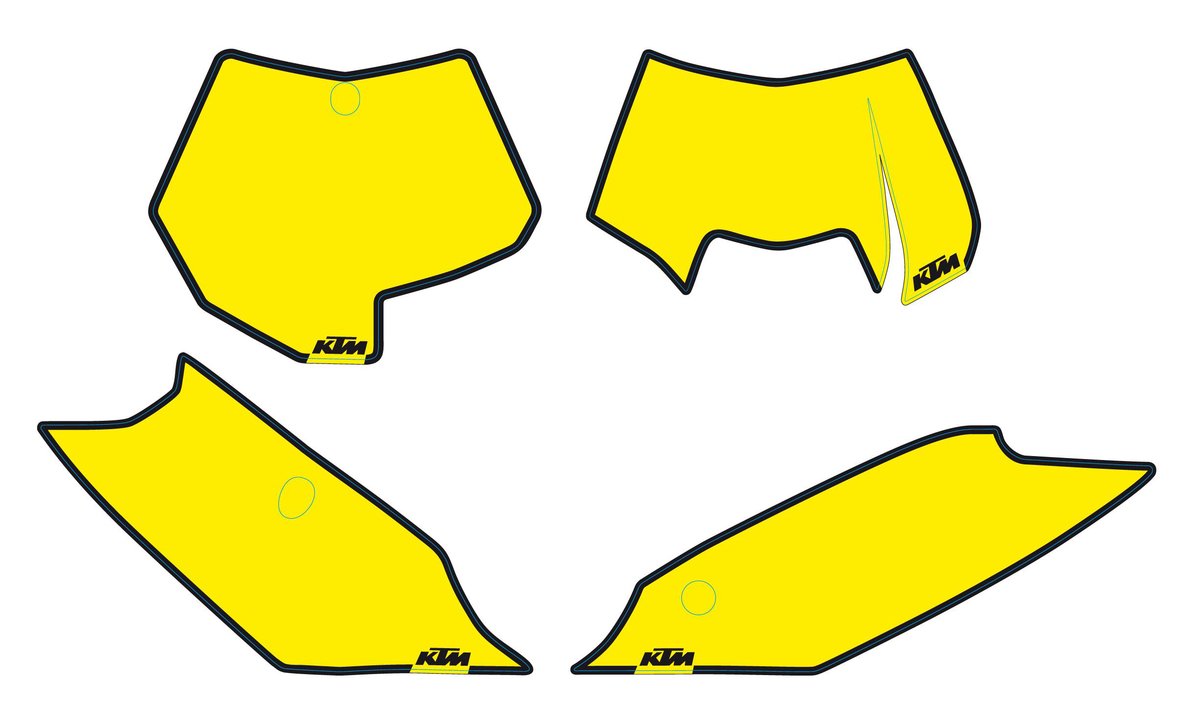 Start number backgrounds