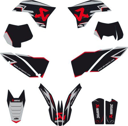 Akrapovič graphics kit