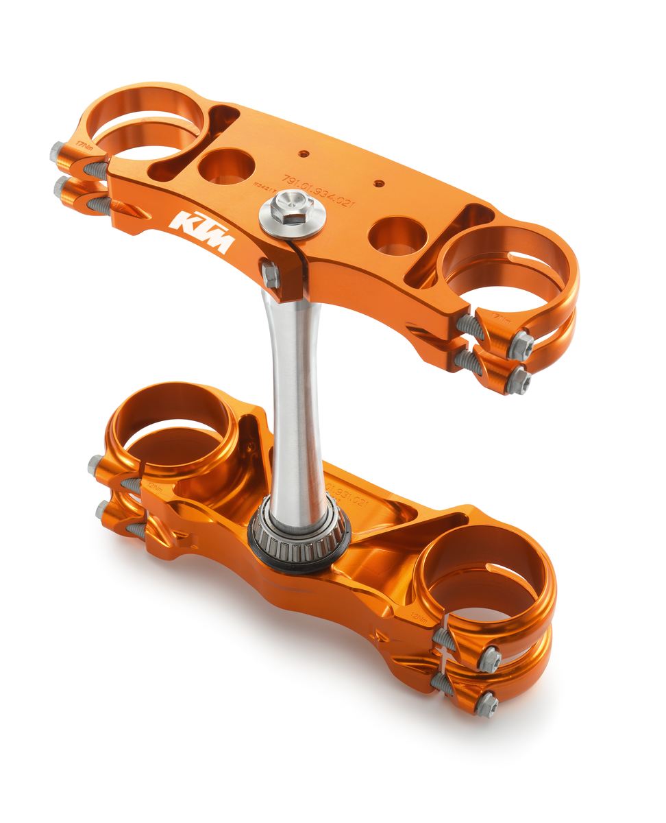 Factory Racing triple clamp