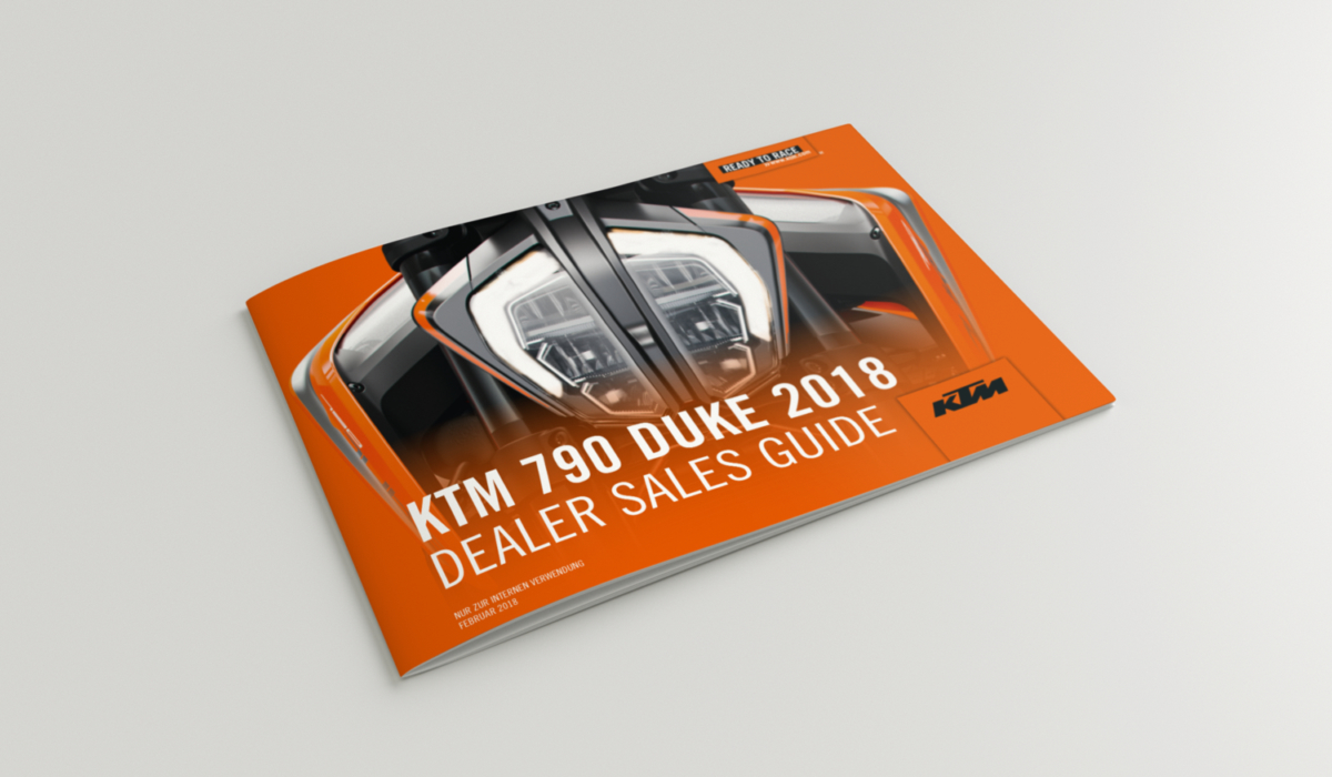 Dealer Sales Guide 790 Duke MY18 Dealer Sales Guide 790 Duke MY18