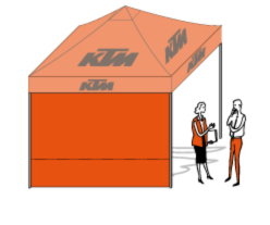 Tent Side Wall KTM 3x3m Tent Side Wall KTM 3x3m