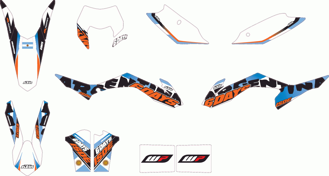 GRAFIKKIT SIX-DAY ARGENTINIEN GRAFIKKIT SIX-DAY ARGENTINIEN