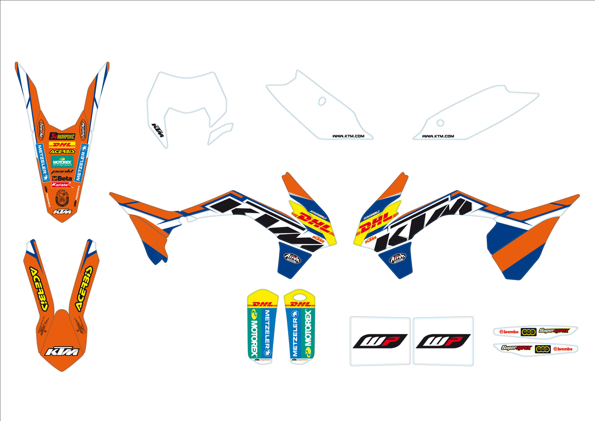FACTORY ENDURO GRAFIK-KIT FACTORY ENDURO GRAFIK-KIT