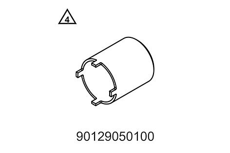 Nuss f. Steuerkopflager