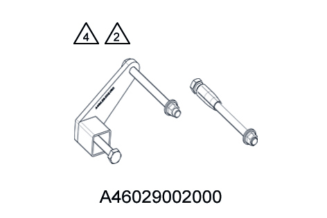 Halter für Montagebock kpl.